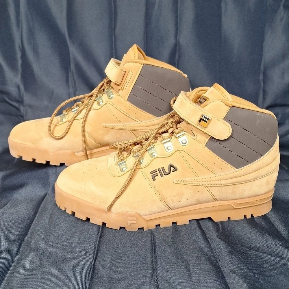 Fila V13 Mens Brown Dress Boots Size 11 Boot 1HM00878-248 Weather Tech Synthetic